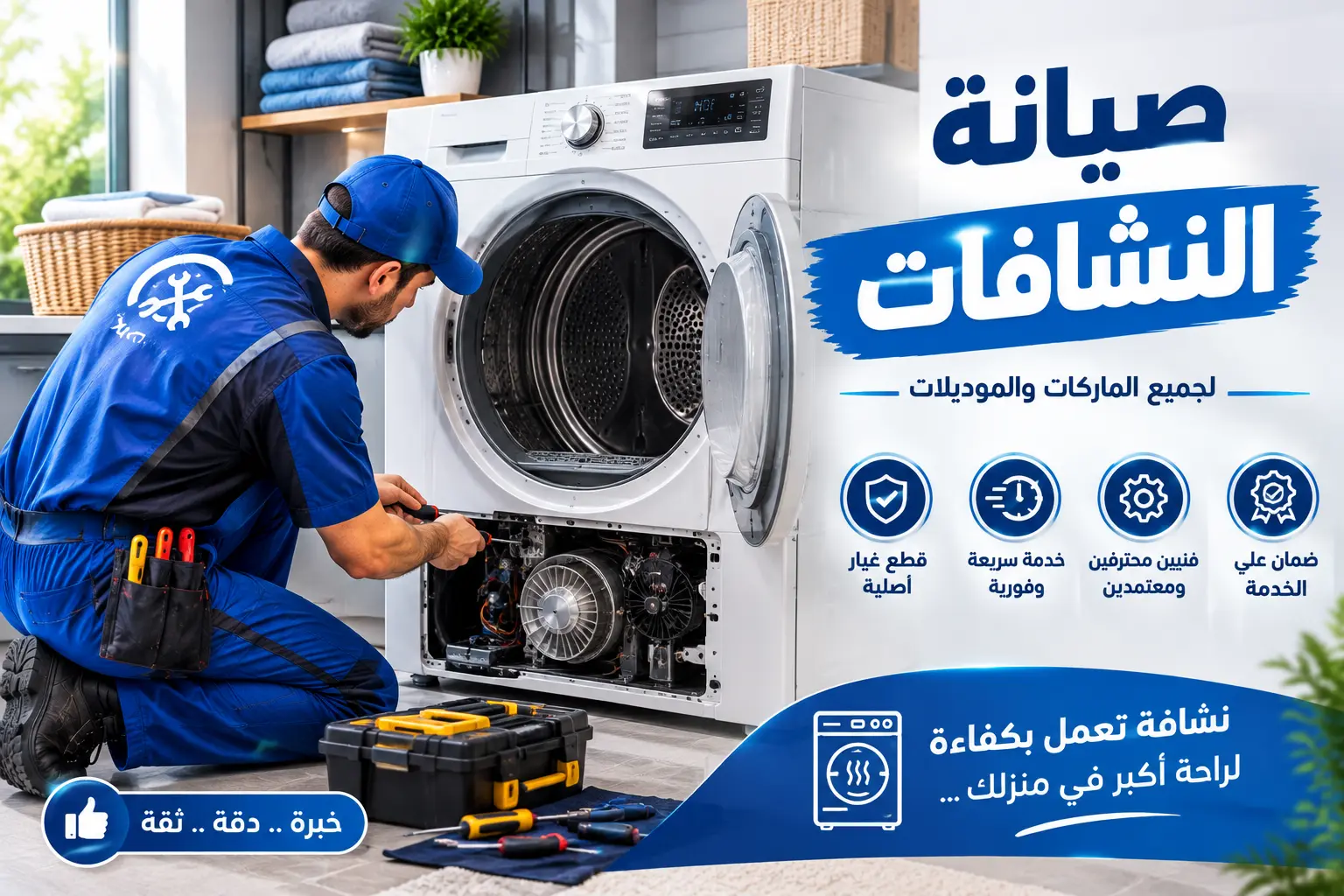 صيانة نشافات الدمام